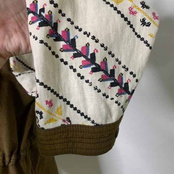 FREE PEOPLE precious cargo green printed jacket - Picture 4 of 11